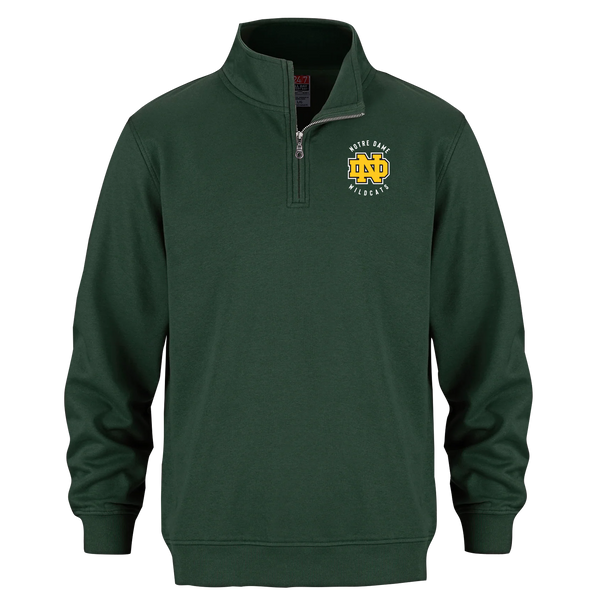 Wildcats 1/4 Zip Sweatshirt with Printed Logo YOUTH