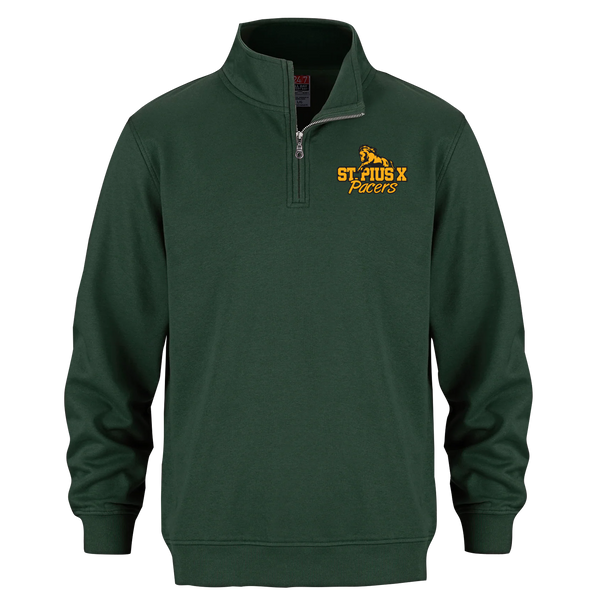 Pacers Adult 1/4 Zip Sweatshirt with Embroidered Logo