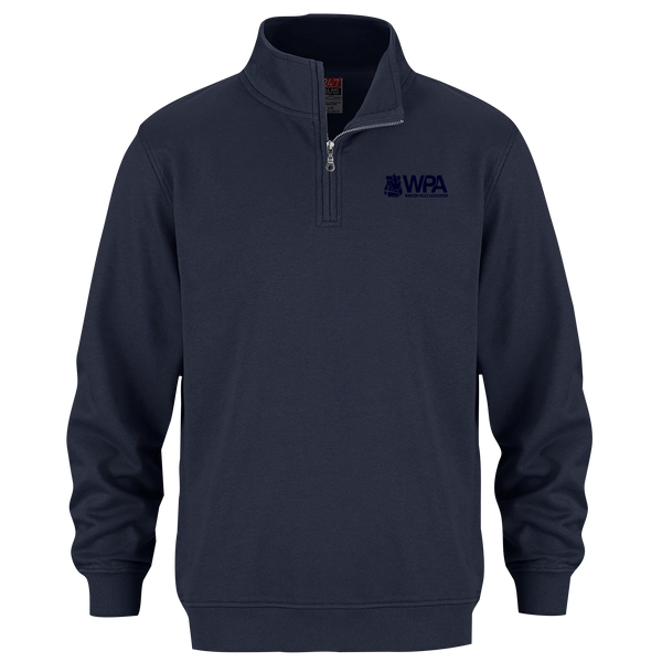 Windsor Police Association Adult 1/4 Zip Sweatshirt with Embroidered Tone-on-Tone Logo