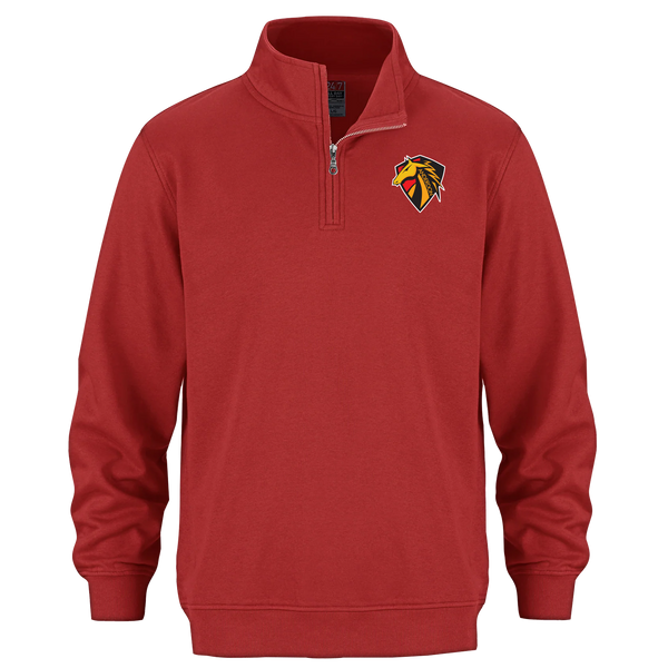 Anderdon Adult 1/4 Zip Sweatshirt with Printed Logo
