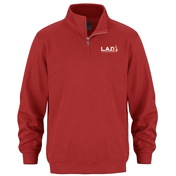 LAD Adult 1/4 Zip Sweatshirt with Embroidered Logo