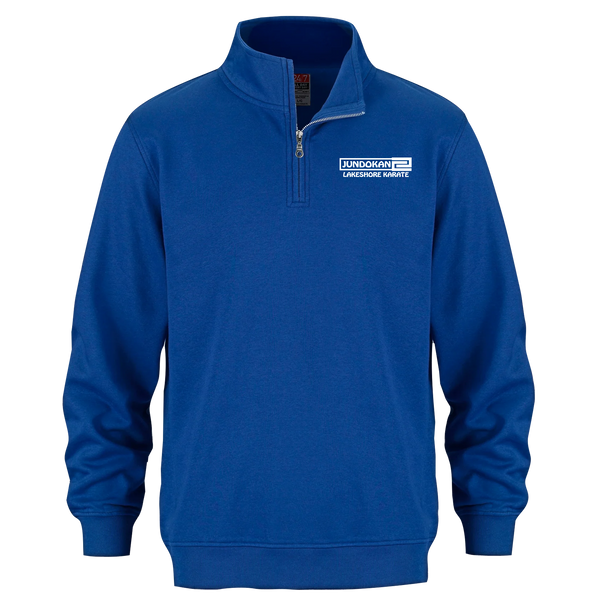 Lakeshore Karate Youth 1/4 Zip Sweatshirt with Embroidered Logo