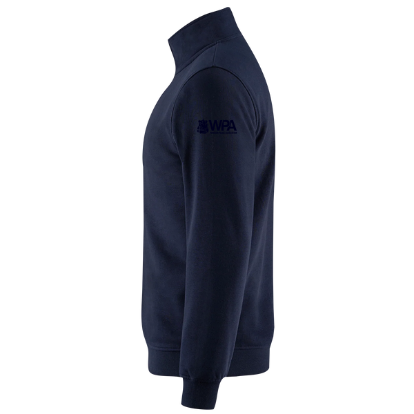 Windsor Police Association Adult 1/4 Zip Sweatshirt with Embroidered Tone-on-Tone Logo on Sleeve