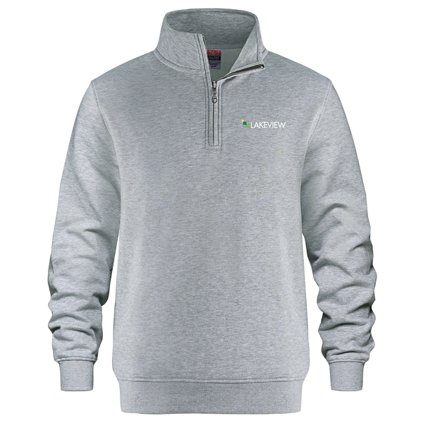 Lakeview Adult 1/4 Zip Sweatshirt with Embroidered Logo