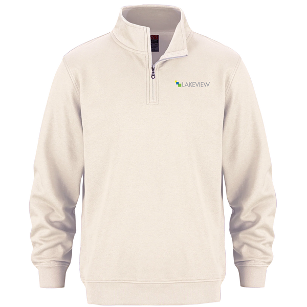 Lakeview Adult 1/4 Zip Sweatshirt with Embroidered Logo