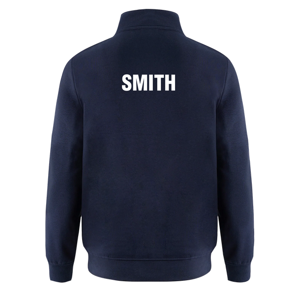 Ste. Cécile Adult 1/4 Zip Sweatshirt with Embroidered Logo, Name Top Back