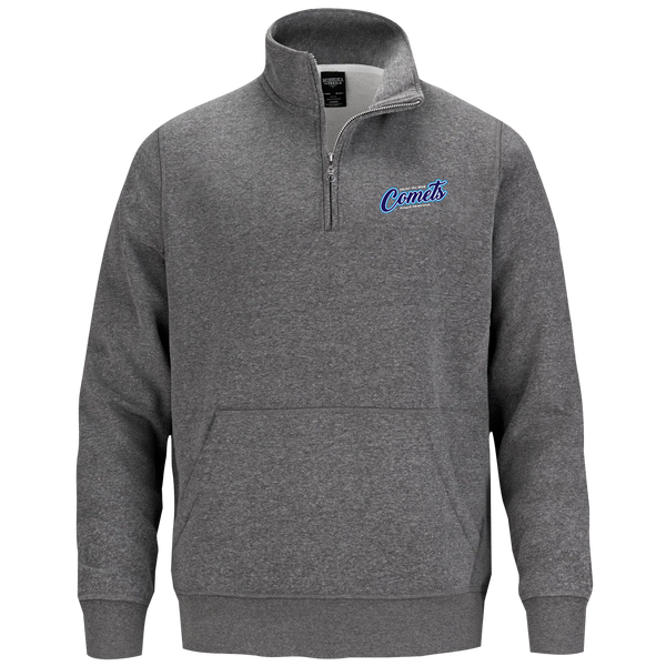 Christ The King Adult 1/4 Zip Sweatshirt with Pouch Pocket with Embroidered Logo