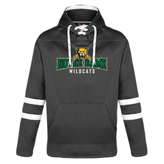 Wildcats Pullover Hockey Lace Hooded Sweatshirt With Printed Logo ADULT