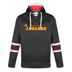 Saint-Paul Youth Pullover Hockey Lace Hooded Sweatshirt With Printed Logo