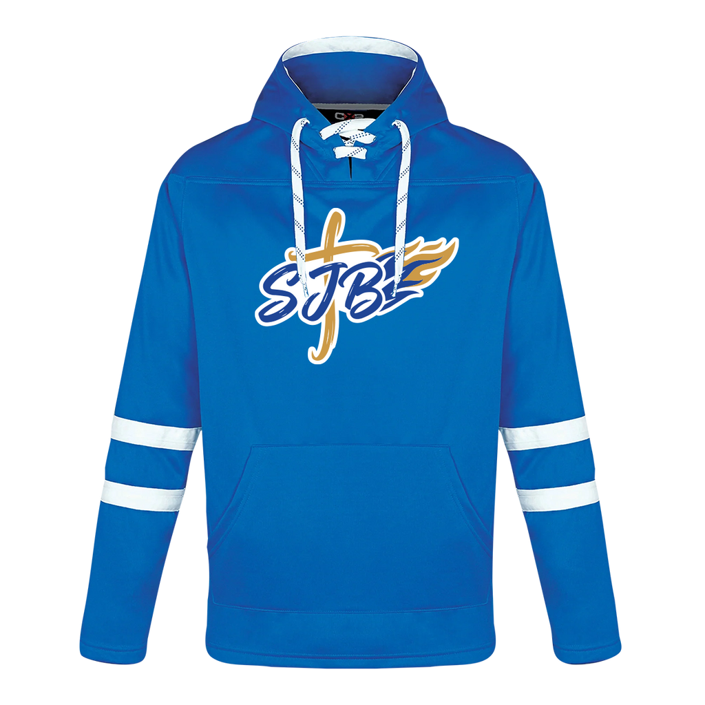 St. John the Baptist Adult Lace Hoodie with Printed Logo