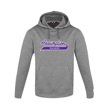 Assumption Adult Dri-Fit Hoodie with Embroidered Logo