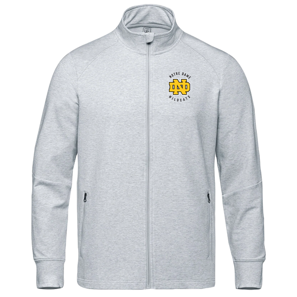 Wildcats Adult French Terry Performance Full Zip Sweatshirt with Embroidered Logo