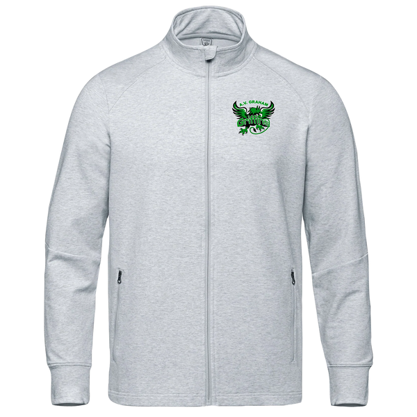 Griffins Adult French Terry Performance Full Zip Sweatshirt with Embroidered Logo