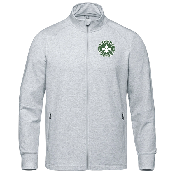St. Joseph Adult French Terry Performance Full Zip Sweatshirt with Embroidered Logo