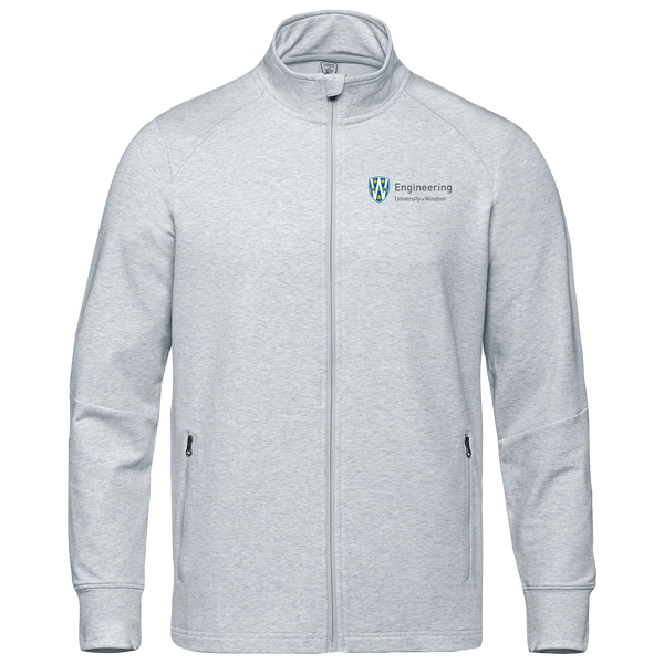 U of W Engineering Alumni Adult French Terry Performance Full Zip Sweatshirt with Embroidered Logo