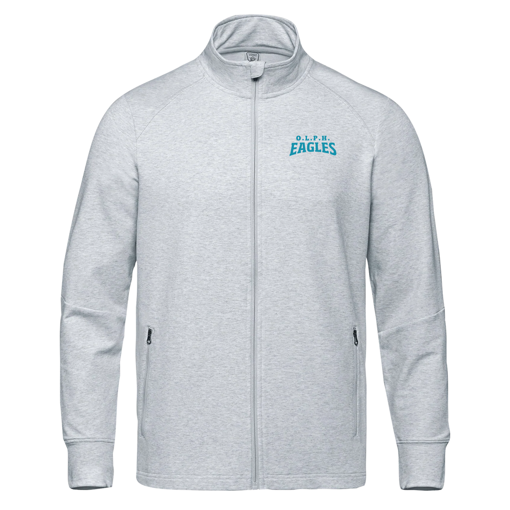 OLPH Adult French Terry Performance Full Zip Sweatshirt with Embroidered Logo