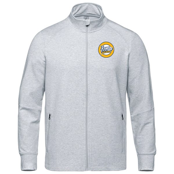 Beacon Heights Adult French Terry Performance Full Zip Sweatshirt with Embroidered Logo