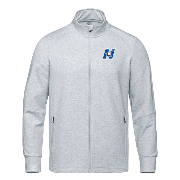 North Star Adult French Terry Performance Full Zip Sweatshirt with Embroidered Logo