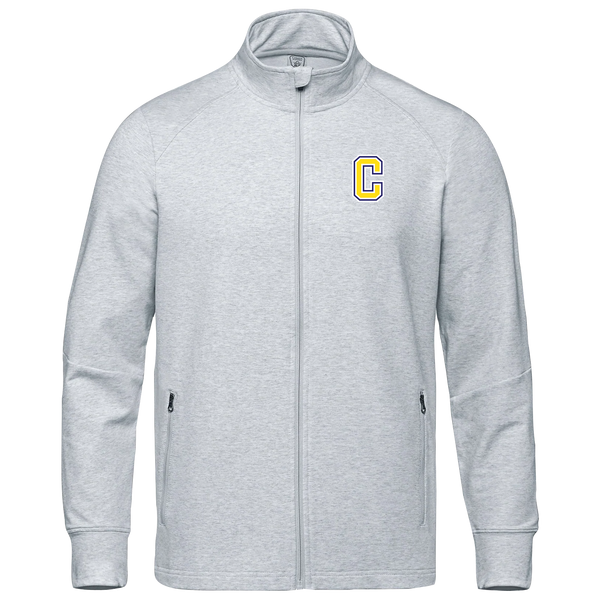 Central Baseball Adult French Terry Performance Full Zip Sweatshirt with Embroidered Logo