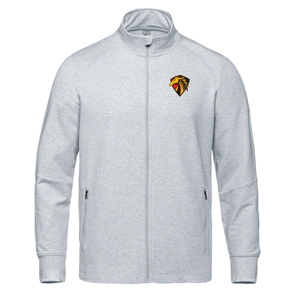 Anderdon Adult French Terry Performance Full Zip Sweatshirt with Embroidered Logo
