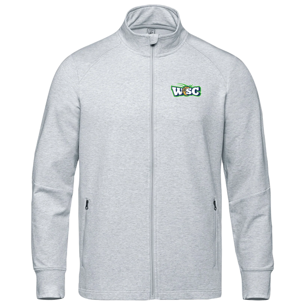 WSC Adult French Terry Performance Full Zip Sweatshirt with Embroidered Logo