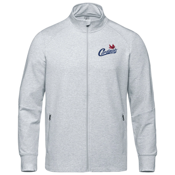 Cardinals Adult French Terry Performance Full Zip Sweatshirt with Embroidered Logo