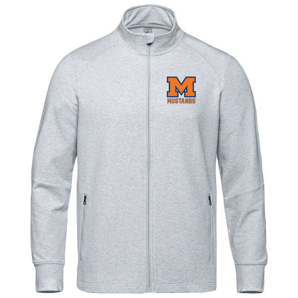 Vincent Massey Adult French Terry Performance Full Zip Sweatshirt with Embroidered Logo