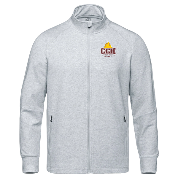 Catholic Central Adult French Terry Performance Full Zip Sweatshirt with Embroidered Logo