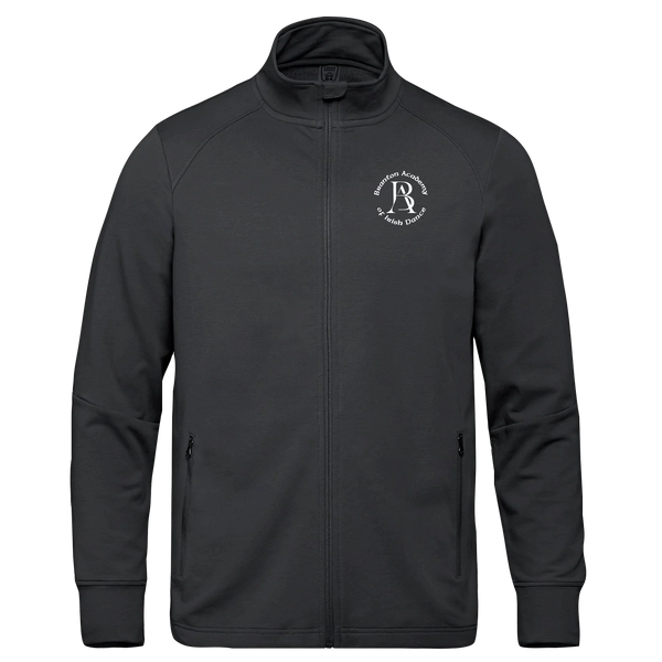 Branton Academy Adult French Terry Performance Full Zip Sweatshirt with Embroidered Logo