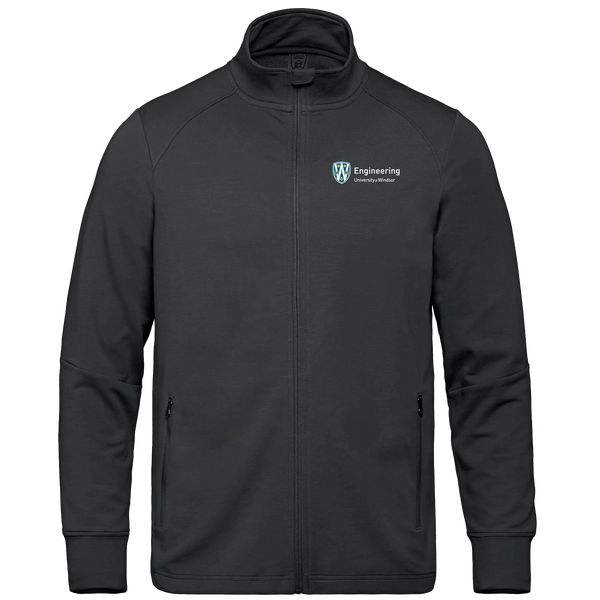 U of W Engineering Alumni Adult French Terry Performance Full Zip Sweatshirt with Embroidered Logo