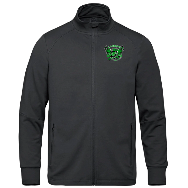 Griffins Adult French Terry Performance Full Zip Sweatshirt with Embroidered Logo