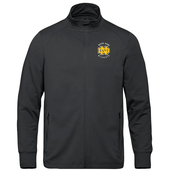 Wildcats Adult French Terry Performance Full Zip Sweatshirt with Embroidered Logo