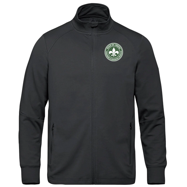 St. Joseph Adult French Terry Performance Full Zip Sweatshirt with Embroidered Logo