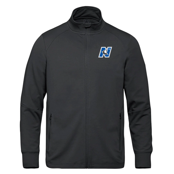 North Star Adult French Terry Performance Full Zip Sweatshirt with Embroidered Logo