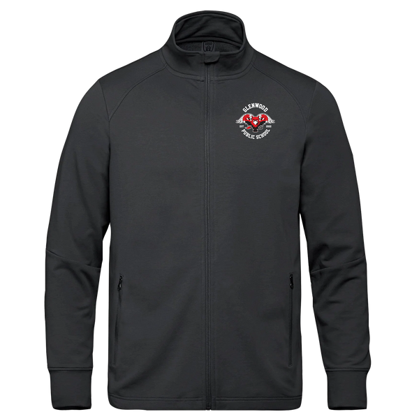 Glenwood Adult French Terry Performance Full Zip Sweatshirt with Embroidered Logo