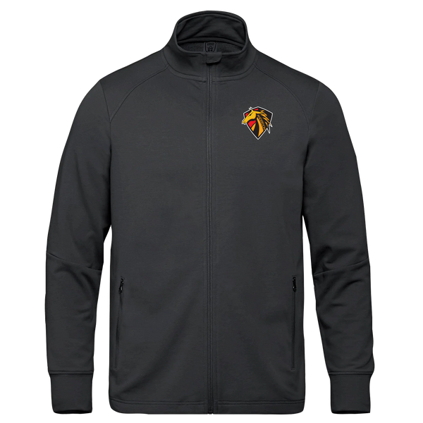 Anderdon Adult French Terry Performance Full Zip Sweatshirt with Embroidered Logo