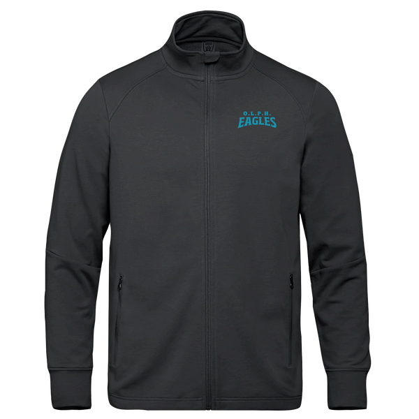 OLPH Adult French Terry Performance Full Zip Sweatshirt with Embroidered Logo