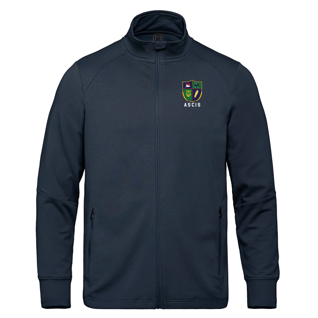 Ste. Cécile Adult French Terry Performance Full Zip Sweatshirt with Embroidered Logo