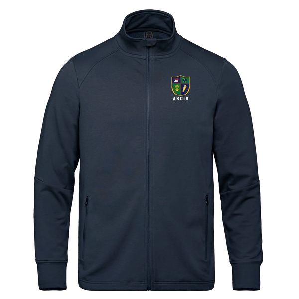 Ste. Cécile Adult French Terry Performance Full Zip Sweatshirt with Embroidered Logo