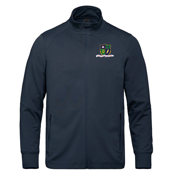 Ste. Cécile Adult French Terry Performance Full Zip Sweatshirt with Embroidered Logo