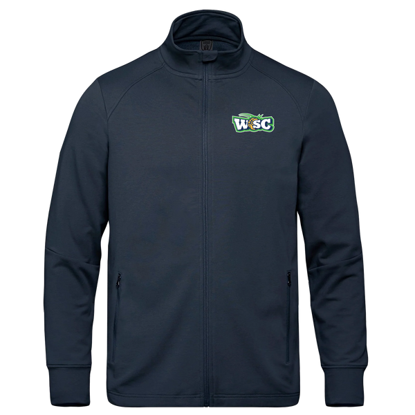 WSC Adult French Terry Performance Full Zip Sweatshirt with Embroidered Logo