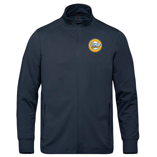 Beacon Heights Adult French Terry Performance Full Zip Sweatshirt with Embroidered Logo