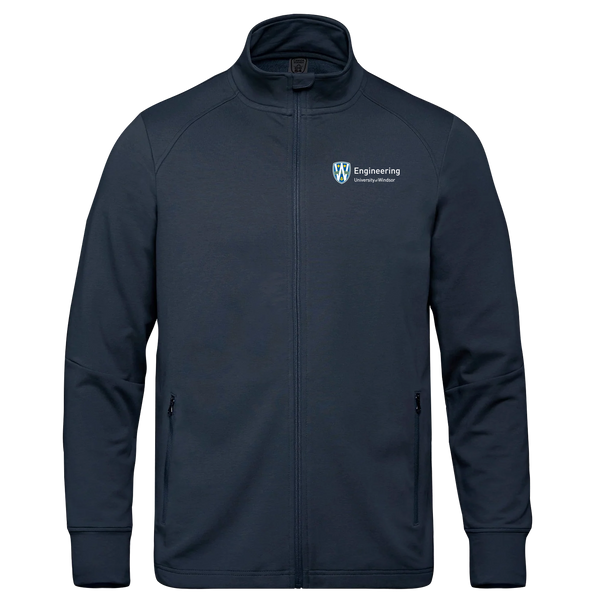 U of W Engineering Alumni Adult French Terry Performance Full Zip Sweatshirt with Embroidered Logo