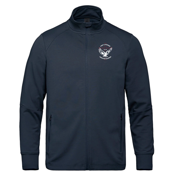 First Lutheran Adult French Terry Performance Full Zip Sweatshirt with Embroidered Logo