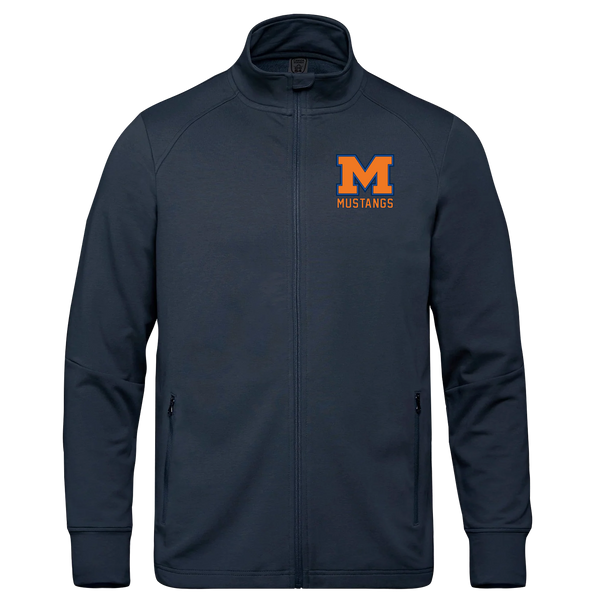 Vincent Massey Adult French Terry Performance Full Zip Sweatshirt with Embroidered Logo