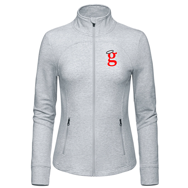Guardians 'G' Ladies French Terry Performance Full Zip Sweatshirt with Embroidered Logo