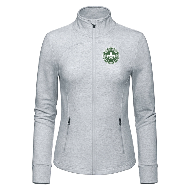 St. Joseph Ladies French Terry Performance Full Zip Sweatshirt with Embroidered Logo