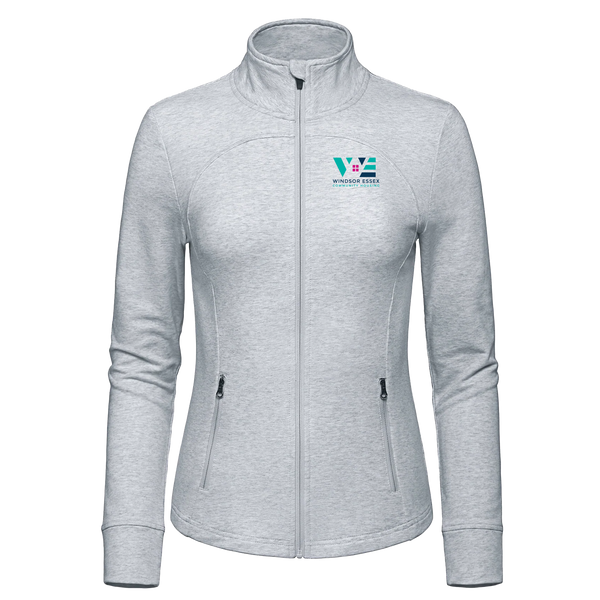 Windsor Essex Community Housing French Terry Performance Full Zip Sweatshirt with Embroidered Logo