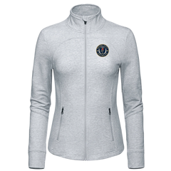 Rose City Football Club Ladies French Terry Performance Full Zip Sweatshirt with Embroidered Logo