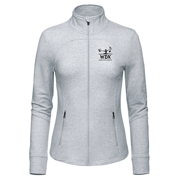 Windsor Dance eXperience Ladies French Terry Performance Full Zip Sweatshirt with Embroidered Logo LADIES